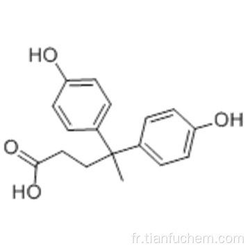 Acide benzènebutanoïque, 4-hydroxy-γ- (4-hydroxyphényl) -γ-méthyl- CAS 126-00-1